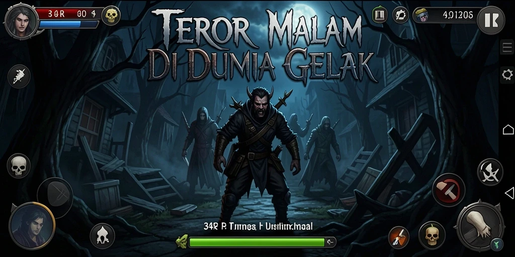 Tangkapan layar utama 34R menampilkan gameplay Horror yang menegangkan.