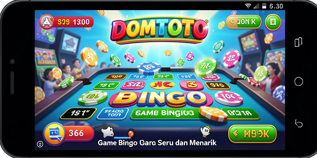 Screenshot gameplay <strong>DOMTOTO</strong> yang menampilkan keseruan Bingo.