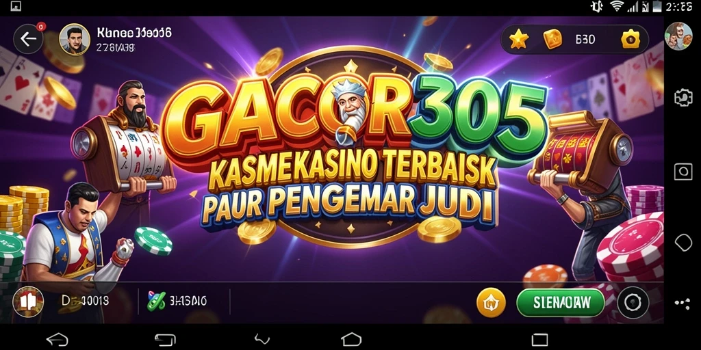 Tampilan gameplay menarik dari GACOR305 yang penuh aksi Kasino.