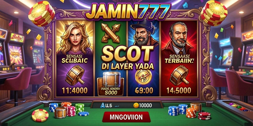 Tampilan gameplay yang menarik di JAMIN777 dengan fitur slot yang seru.
