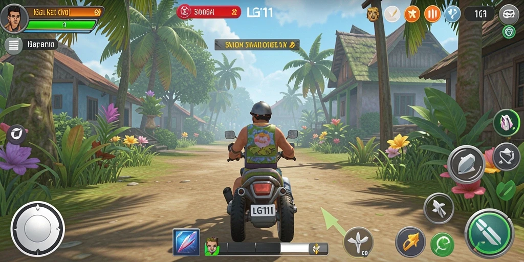 Screenshot gameplay LG111 yang menampilkan dinamika interaksi karakter.