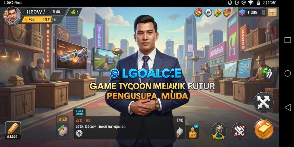 Tampilan gameplay LGOACE yang menarik dan edukatif.