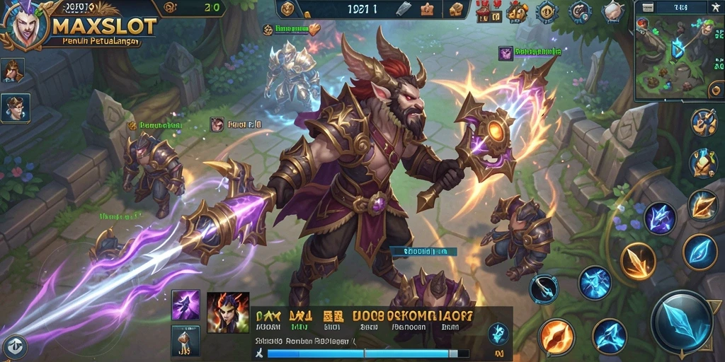 Tangkapan layar gameplay MAXSLOT yang mendebarkan dan penuh aksi.