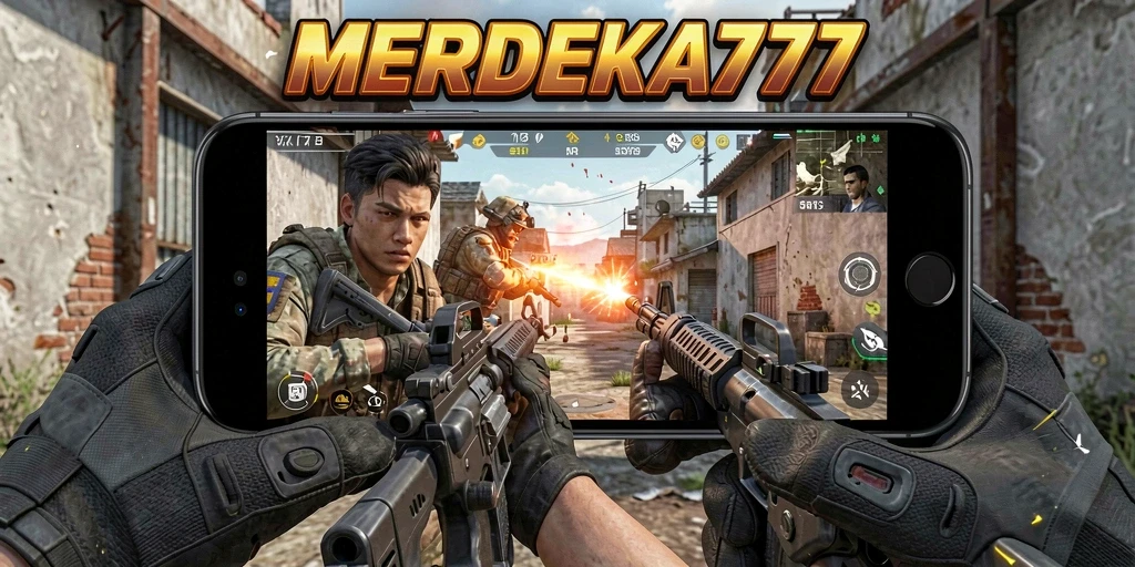 Gameplay menegangkan di MERDEKA777 dengan aksi tembak-menembak yang intens.