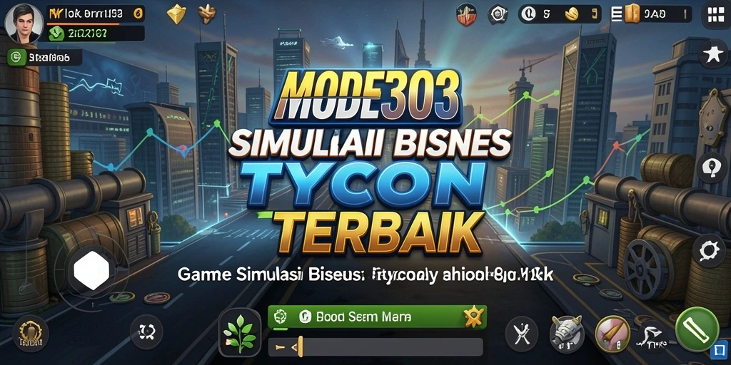 Screenshot utama MODE303 menampilkan pengalaman gameplay menarik Tycoon.