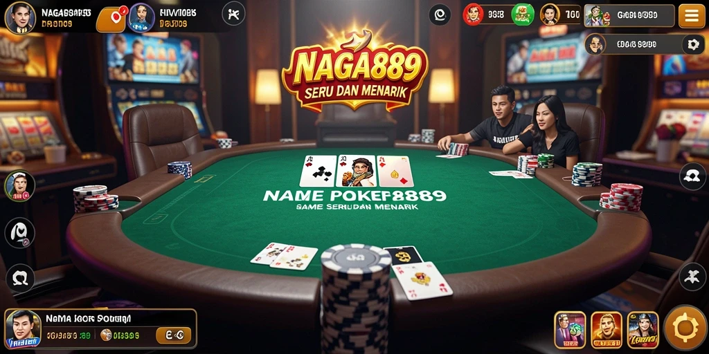 Tampilan gameplay seru NAGA889 dengan fitur poker inovatif.
