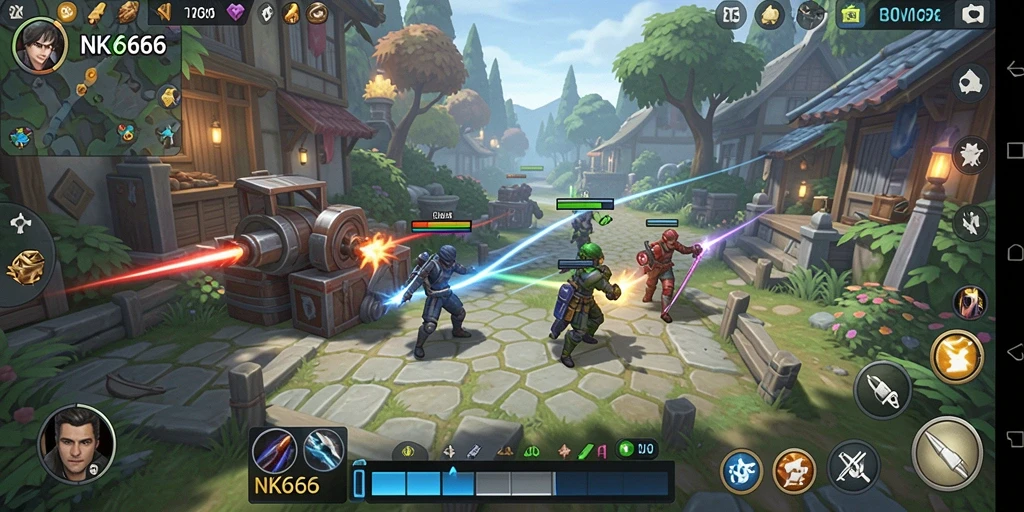 Tampilan gameplay NK666 yang mendebarkan dalam genre SLG.