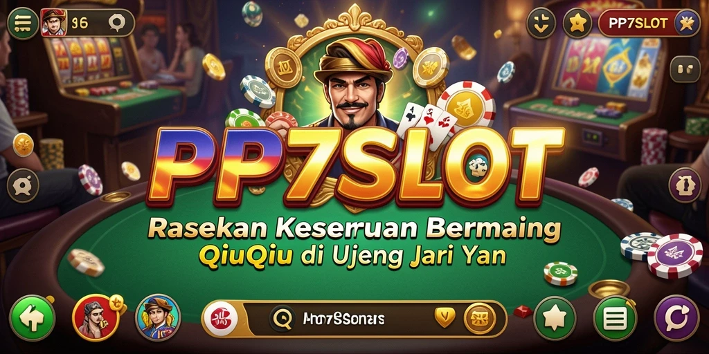 Screenshot utama PP7SLOT menampilkan gameplay seru permainan QiuQiu.