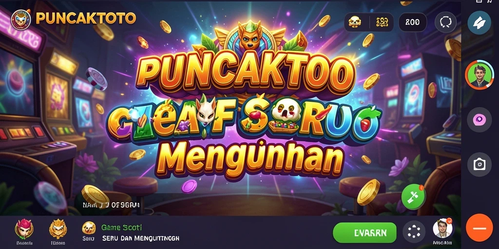 Gameplay PUNCAKTOTO dengan mesin Slot yang menarik.