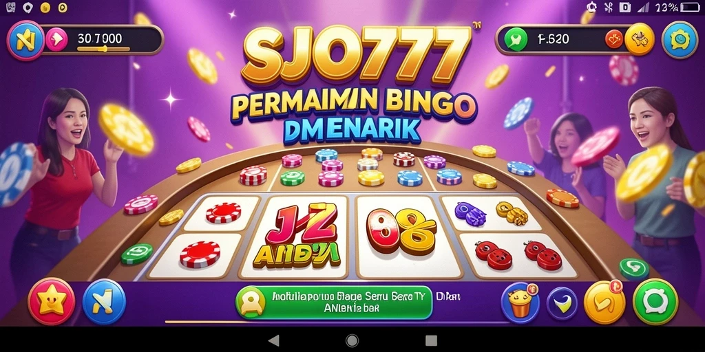 Tampilan menarik dari gameplay Bingo SJO777 yang mengasyikkan.
