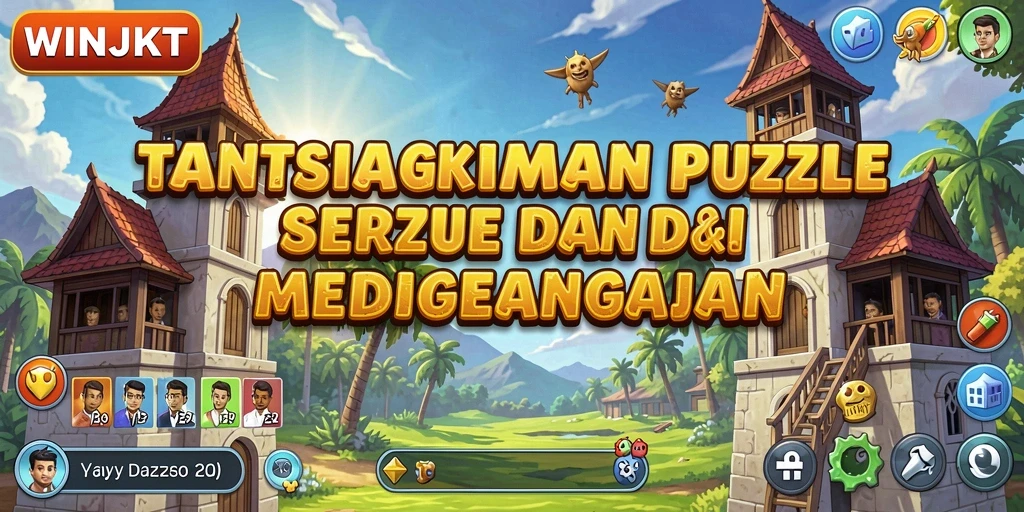Gambaran gameplay menantang dan seru dalam WINJKT.