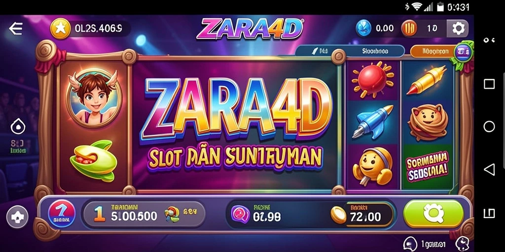 Screenshot gameplay ZARA4D yang menunjukkan keseruan bermain Slot.